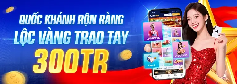 Giao diện ứng dụng di động 55vin khuyến mãi trên điện thoại thông minh, hiển thị các tùy chọn cá cược thể thao